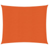 Toldo de vela naranja HDPE 160 g/m² 2.5x3 m 1