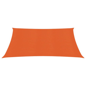 Para-sol estilo vela 160 g/m² 2.5x3 m PEAD laranja H