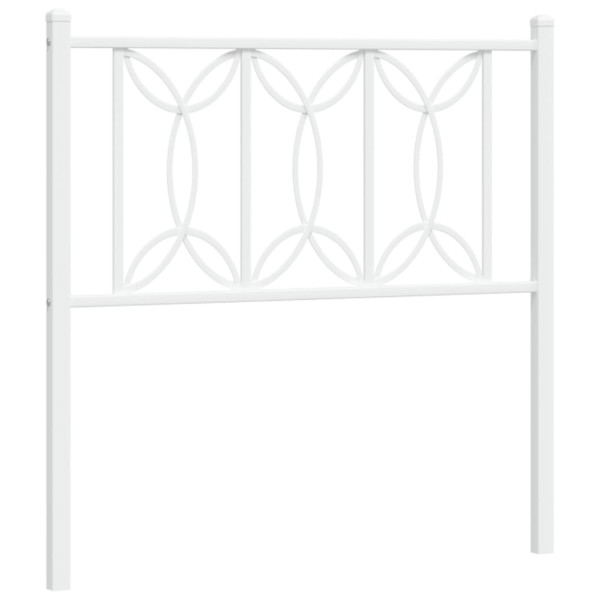 Cabeceira de cama 75 cm metal branco M 2