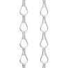 Mosquitera de cadena para puerta aluminio 90x212 cm 4