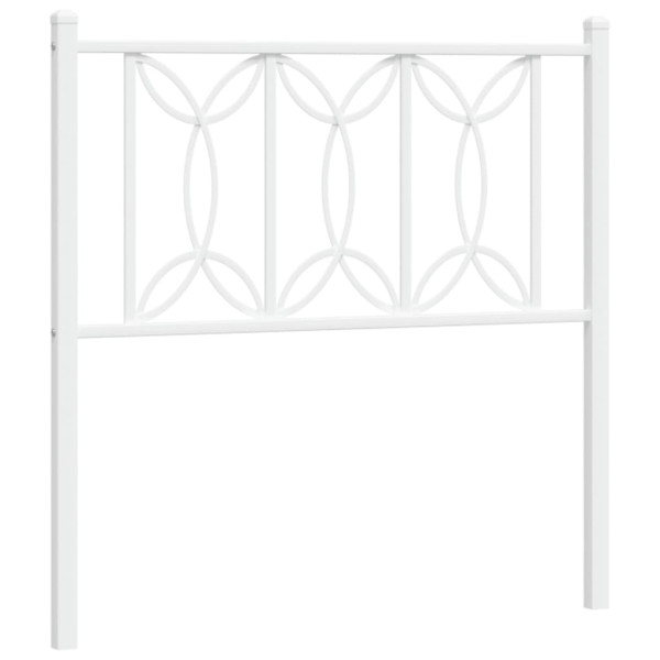 Cabeça de metal branco 80 cm M 2