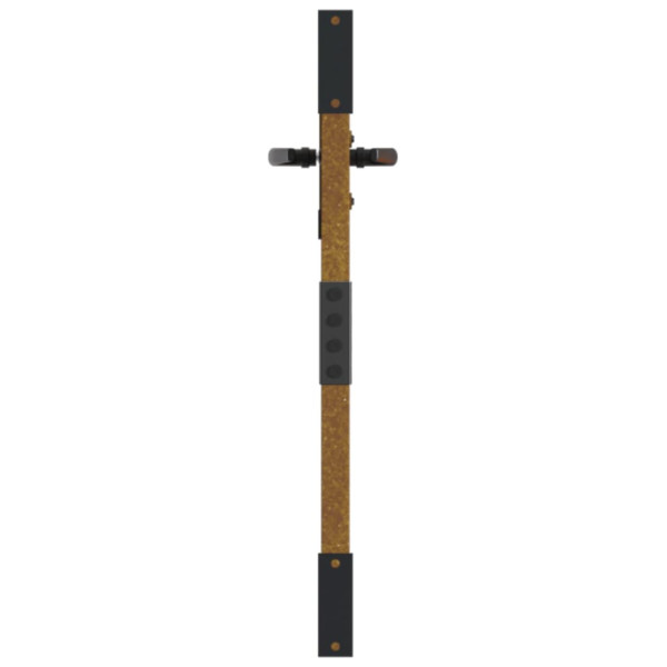 Portão de jardim 85x75 cm aço corten design árvore M 5