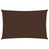 Para-sol estilo vela tecido oxford retangular 2x5 m castanho 1