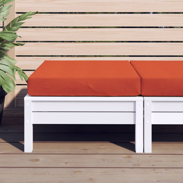 Cojín para sofá de palets tela rojo melange 60x60x10 cm M 3