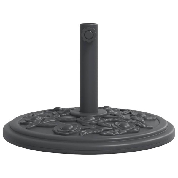 Base de sombrilla semicircular para palos de Ø38/48 mm 12 kg M 4