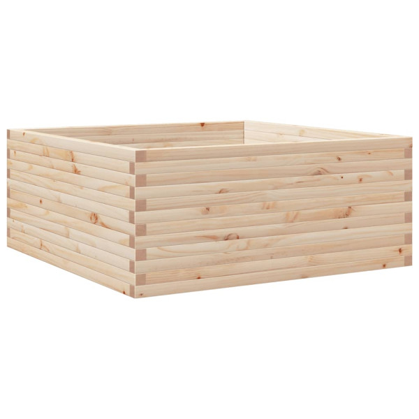 Jardinera de madera maciza de pino 110x110x46 cm M 2