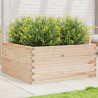 Jardinera de madera maciza de pino 100x100x46 cm 1