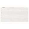 Jardinera de madera maciza de pino blanco 90x60x46 cm 5