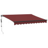 Toldo retrátil automático 300x250 cm bordô 2