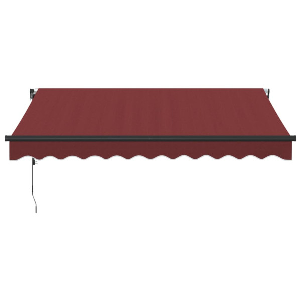 Toldo retráctil automático burdeos 300x250 cm M 3