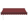 Toldo retrátil automático 300x250 cm bordô 3