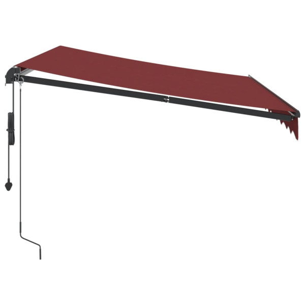 Toldo retráctil automático burdeos 300x250 cm M 4