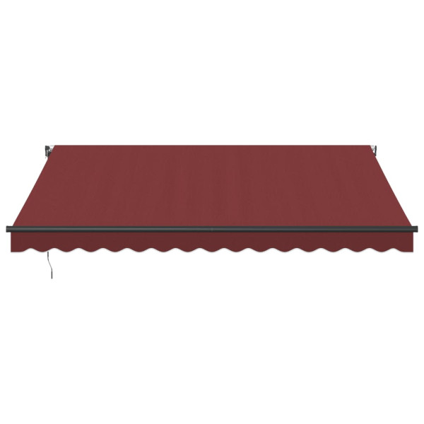 Toldo retráctil automático burdeos 400x300 cm M 3