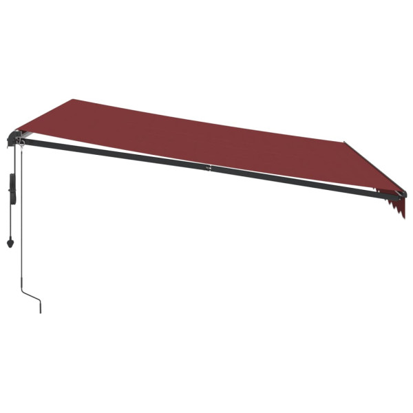 Toldo retrátil automático 400x300 cm bordô M 4