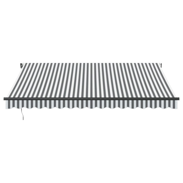 Toldo retrátil automático 400x300 cm antracite e branco M 3