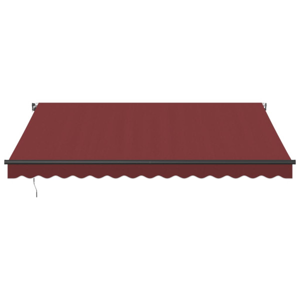 Toldo retrátil manual 400x300 cm bordô M 3