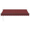 Toldo retráctil automático burdeos 350x250 cm 3