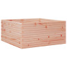 Jardinera madera maciza de abeto Douglas 100x100x46 cm 2