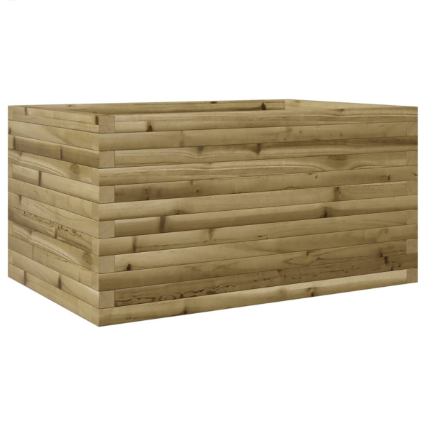 Jardinera de madera de pino impregnada 90x60x46 cm M 2