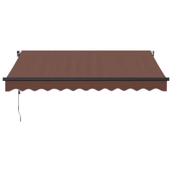 Toldo retráctil automático burdeos 300x250 cm M 3