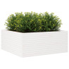 Jardinera madera maciza de pino blanco 110x110x46 cm 4