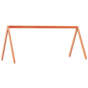 Techo de cama infantil madera maciza pino marrón 209x95.5x88 cm H