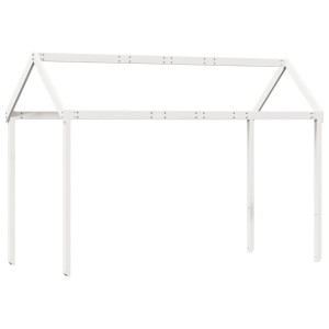 Telhado de cama infantil 217x85.5x154 cm pinho maciço branco H