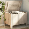 Caja de almacenaje con tapa RANA madera maciza pino 80x49x54 cm 1