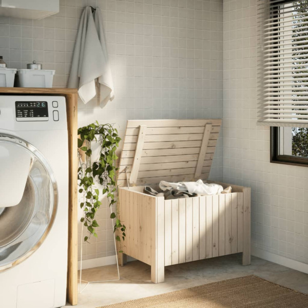 Caixa de arrumação com tampa RANA 80x49x54 cm pinho maciço M 3