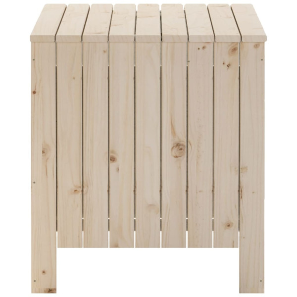 Caja de almacenaje con tapa RANA madera maciza pino 80x49x54 cm M 5