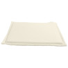 Almofadas de assento de jardim 2 pcs 45x45x2 cm cor creme 5