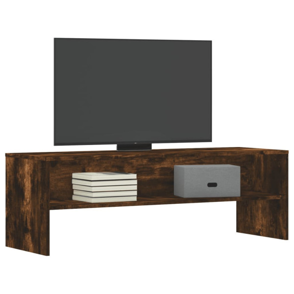 Mueble de TV madera de ingeniería roble ahumado 120x40x40 cm M 3