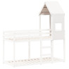 Techo de cama infantil madera maciza pino blanco 55x84x132 cm 3
