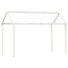 Telhado de cama infantil 217x95.5x159 cm pinho maciço branco 2