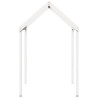 Telhado de cama infantil 217x95.5x159 cm pinho maciço branco 5
