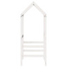 Telhado de cama infantil 98x70x176.5 cm pinho maciço branco 5
