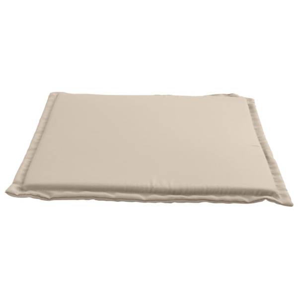 Cojines de asiento de jardín cuadrados 2 uds taupe 45x45x2 cm M 5