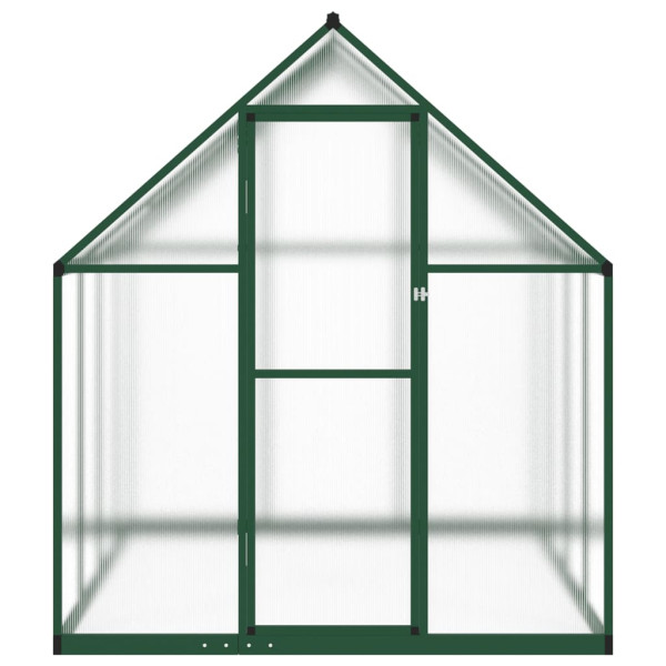 Estufa com estrutura base 224x169x195 cm alumínio verde M 3