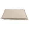 Cojines de asiento de jardín cuadrados 4 uds taupe 45x45x2 cm 5