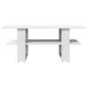 Mesa de centro madera de ingeniería blanco 102x55x42 cm 3