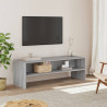 Mueble de TV madera de ingeniería gris Sonoma 120x40x40 cm 1