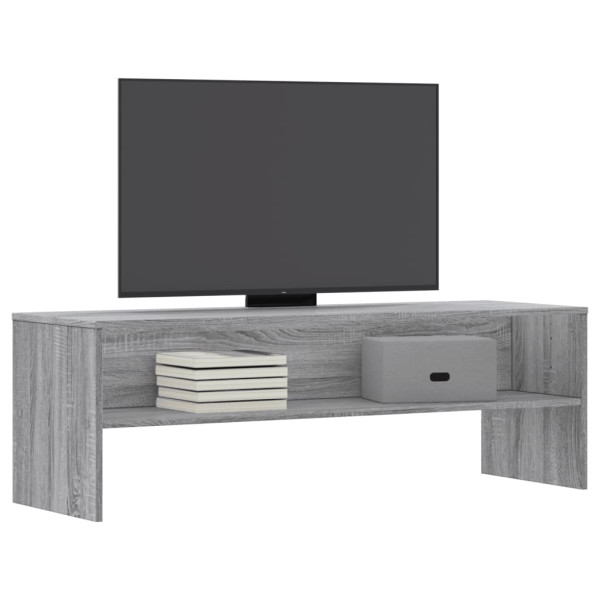 Mueble de TV madera de ingeniería gris Sonoma 120x40x40 cm M 3
