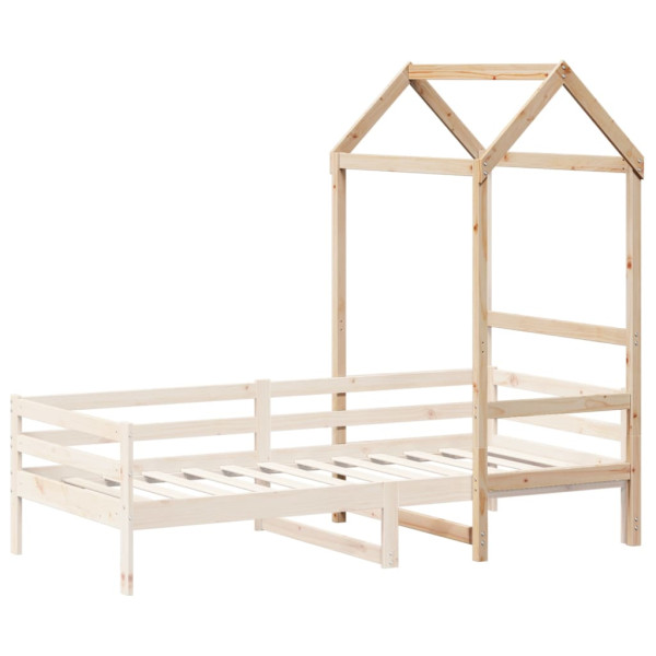 Techo de cama infantil madera maciza pino 98x70x176.5 cm M 3