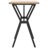 Mesa de jantar estrutura em Y 100x50x75.5cm pinho/aço 5