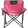 Sillas de camping con bolsillo plegables 2 unidades rosa 5