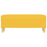 Banco de tela amarillo 100x35x41 cm 3