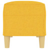 Banco 100x35x41 cm tecido amarelo-claro 4