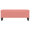 Banco 100x35x41 cm veludo rosa 3