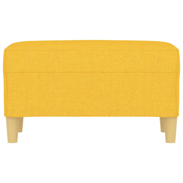 Banco 70x35x41 cm tecido amarelo-claro M 3