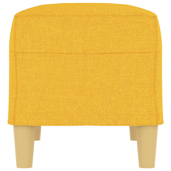 Banco 70x35x41 cm tecido amarelo-claro M 4
